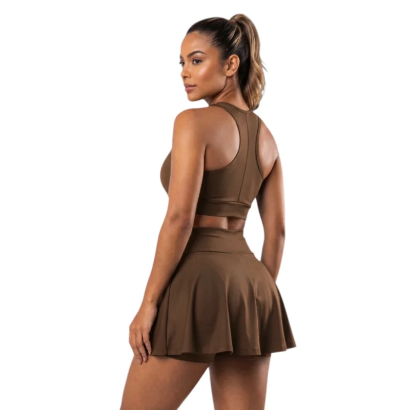 Conjunto deportivo dos piezas premium - Café