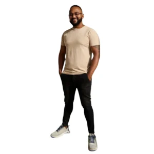 Camiseta hombre cuello redondo