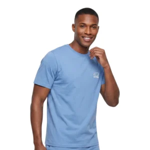 Camisa bordada clásica en algodón licrado